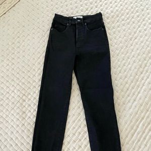 Everlane High Rise Slim Straight Jeans